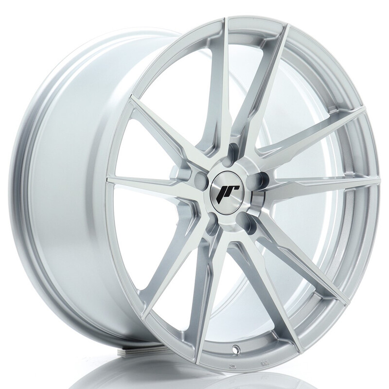 Japan Racing JR-21 Extreme Concave 20x9.5" (5 hole custom PCD) ET22-40, Machined Silver