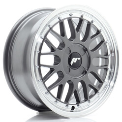 Japan Racing JR-23 16x7" (4 hole custom PCD) ET20-45, Hyper Gray