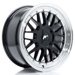 Japan Racing JR-23 17x7.5" (4 hole custom PCD) ET20-40, Gloss Black