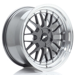 Japan Racing JR-23 18x9.5" (5 hole custom PCD) ET20-48, Hyper Gray