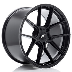Japan Racing JR-30 Extreme Concave 20x10.5" (5 hole custom PCD) ET15-45, Gloss Black