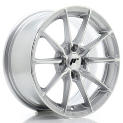Japan Racing JR-37 15x7" 4x100 ET38, Machined Silver