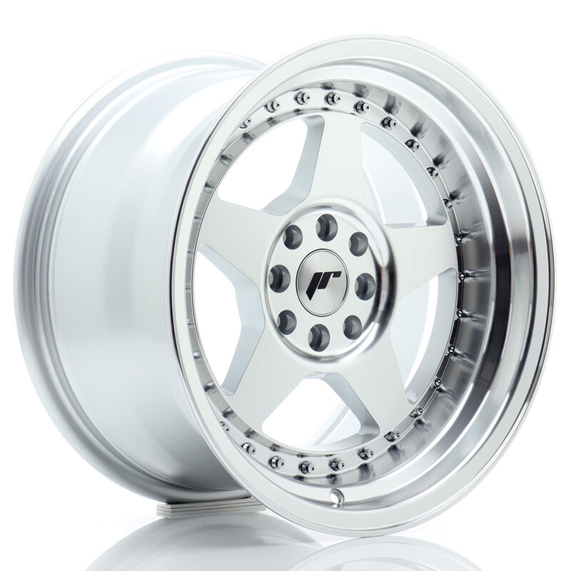 Japan Racing JR-6 16x9" 4x100/108 ET20, Machined Silver