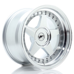 Japan Racing JR-6 17x10" (4 & 5 hole custom PCD) ET0-20, Machined Silver