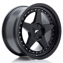 Japan Racing JR-6 17x9" (5 hole custom PCD) ET20-35, Flat Black