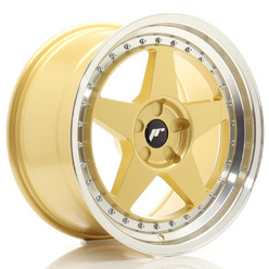 Japan Racing JR-6 18x9.5" (5 hole custom PCD) ET20-40, Gold