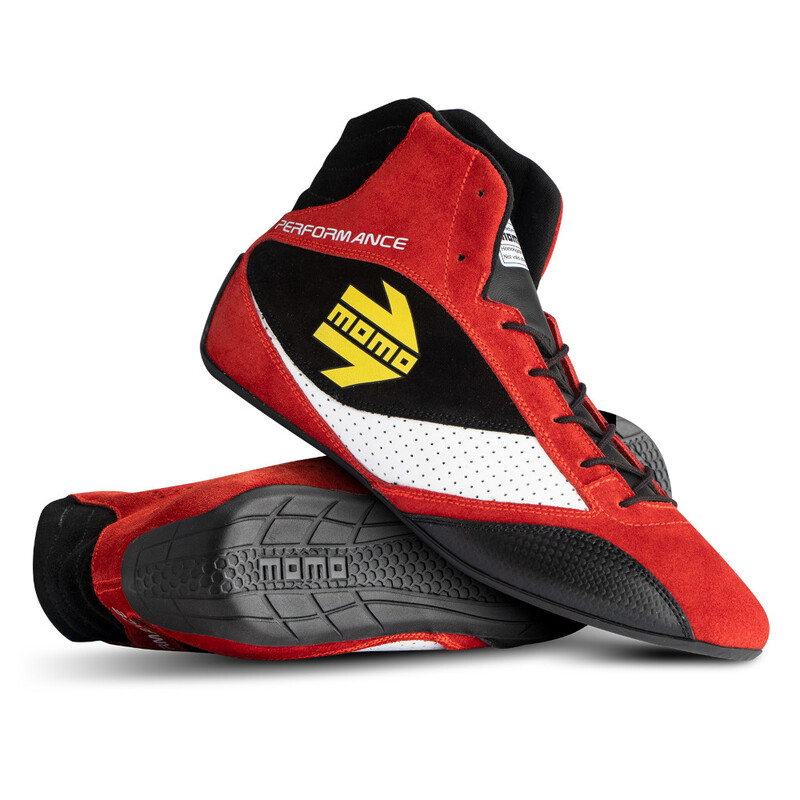 Momo Performance Shoes, Red (FIA) | Official Momo Dealer, DriftShop.com