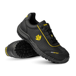 Momo Pit Stop Safety Shoes, Black (FIA)
