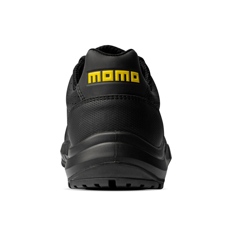 Momo Pit Stop Safety Shoes, Black (FIA)