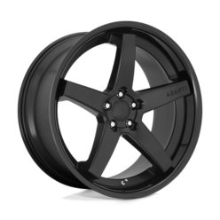 Asanti ABL31 Regal 22x10.5" 5x120 ET35, Satin Black, Gloss Lip