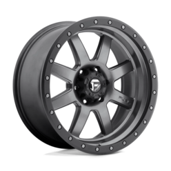 Fuel D552 Trophy 17x8.5" 6x139.7 ET06, Flat Gunmetal, Black Ring