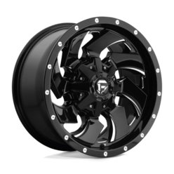 Fuel D574 Cleaver 20x12" 5x114.3/127 ET-44, Gloss Black Milled