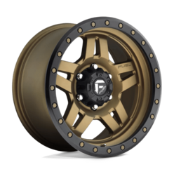 Fuel D583 Anza 17x8.5" 5x127 ET-6, Flat Bronze, Black Ring