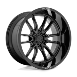 Fuel D760 Clash 22x12" 6x139.7 ET-44, Gloss Black