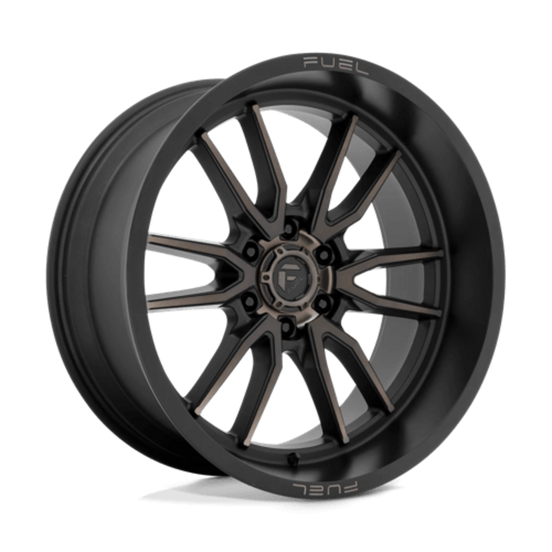 Fuel D762 Clash 22x10" 6x139.7 ET-18, Flat Black Double Dark Tint