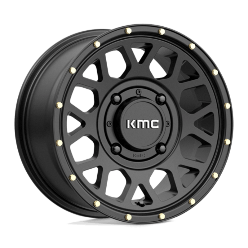 KMC KS135 Grenade 14x7" 4x137 ET38, Satin Black