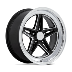 American Racing Vintage VN514 Groove 18x10" 5x114.3 ET12, Gloss Black, Diamond Cut Lip