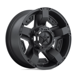 XD XD811 Rockstar II 20x10" 6x135/139.7 ET-24, Matte Black, Accents