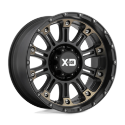 XD XD829 Hoss II 20x9" 5x127 ET-12, Satin Black, Dark Tint