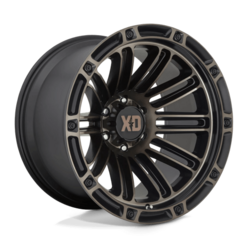 XD XD846 Double Deuce 20x9" 6x139.7 ET00, Satin Black, Dark Tint