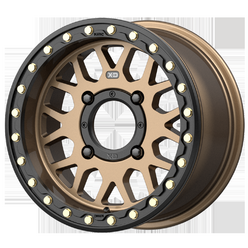 XD Powersports XS235 Grenade Beadlock 15x6" 4x156 ET38, Satin Bronze