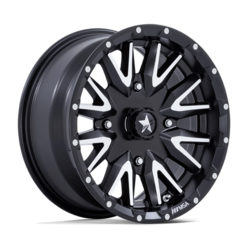 MSA Offroad Wheels M49 Creed 14x7" 4x110 ET10, Flat Black, Machined Lip