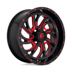 Fuel D642 Kompressor 18x7" 4x137 ET13, Gloss Black & Red