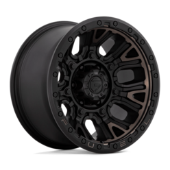 Fuel D824 Traction 17x9" 5x127 ET-12, Matte Black, Double Dark Tint