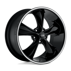 Foose 1PC F104 Legend 18x9" 5x120.65 ET07, Gloss Black Milled