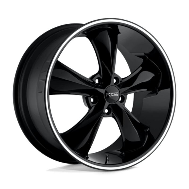 Foose 1PC F104 Legend 20x10" 5x127 ET00, Gloss Black Milled