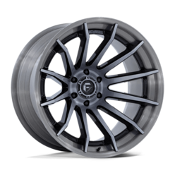 Fuel FC403 Burn 22x10" 6x135 ET-18, Gloss Black Brushed Dark Tint