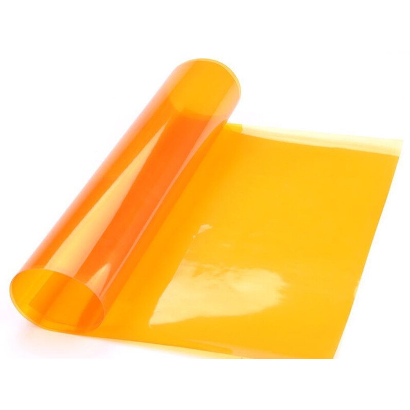 Orange Headlight Tint Film (1m x 30cm)
