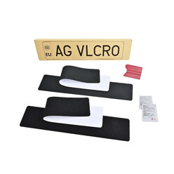 Velcro License Plate Holders