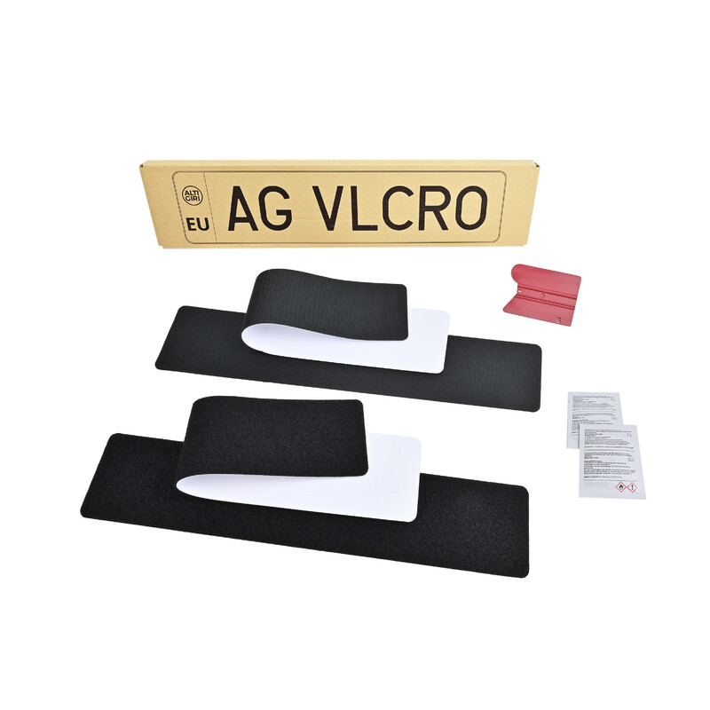 Velcro License Plate Holders