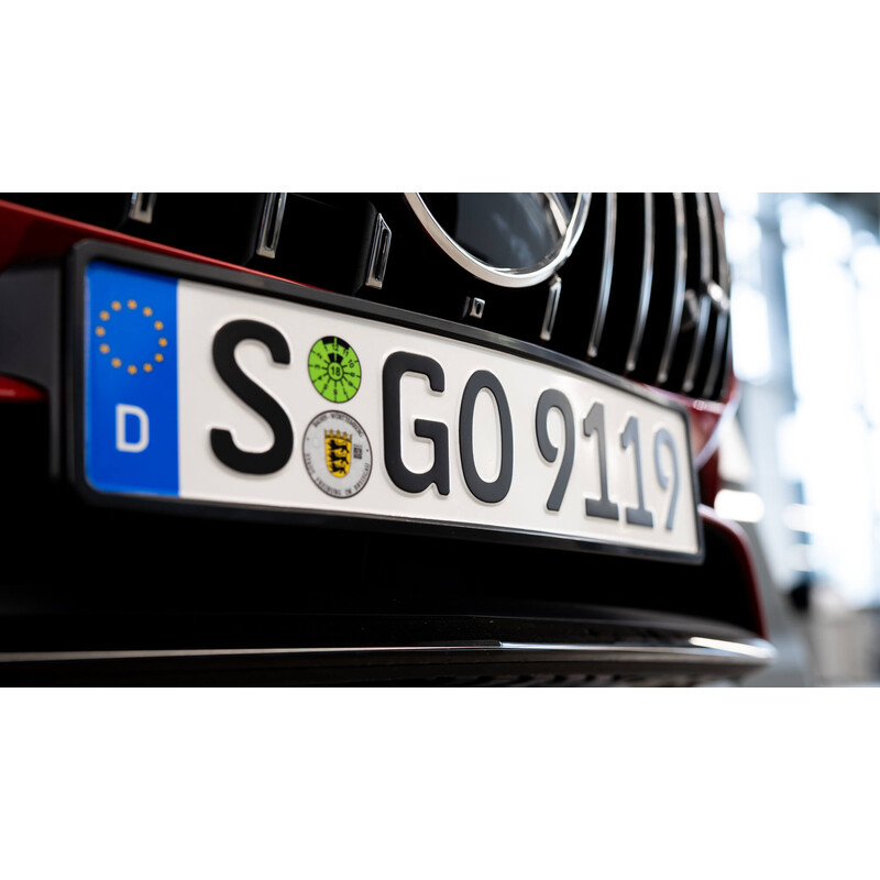 Black License Plate Holders
