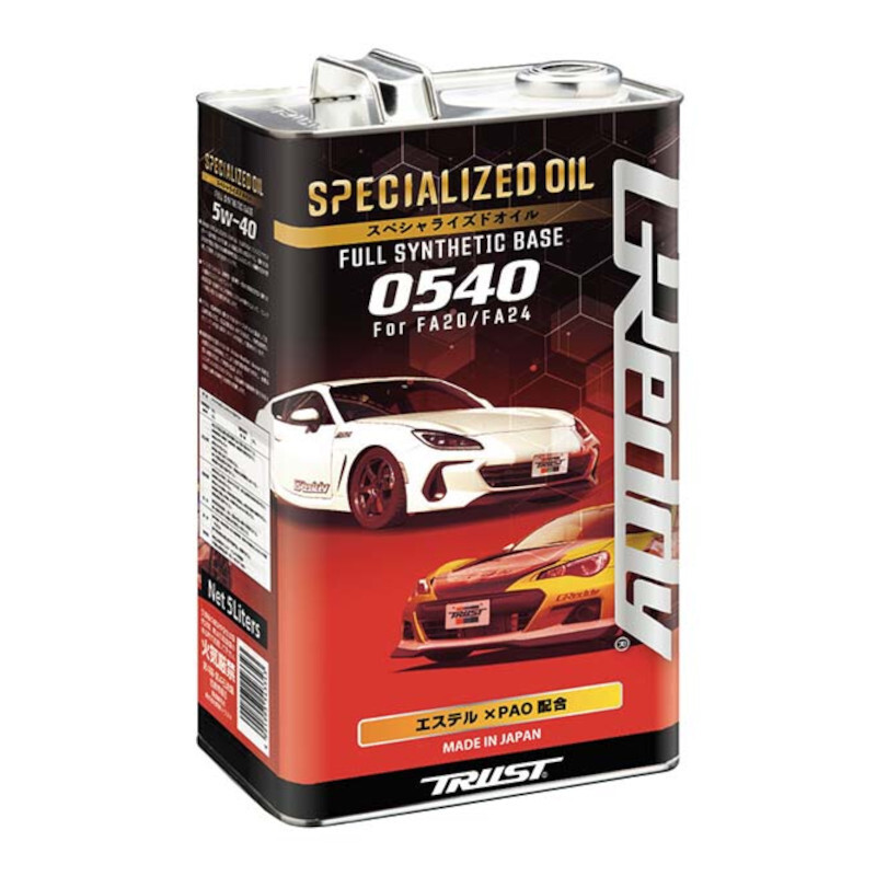 GReddy 0540 Specialized 5W40 Engine Oil for FA20 & FA24 (5L, GT86/GR86 & BRZ)
