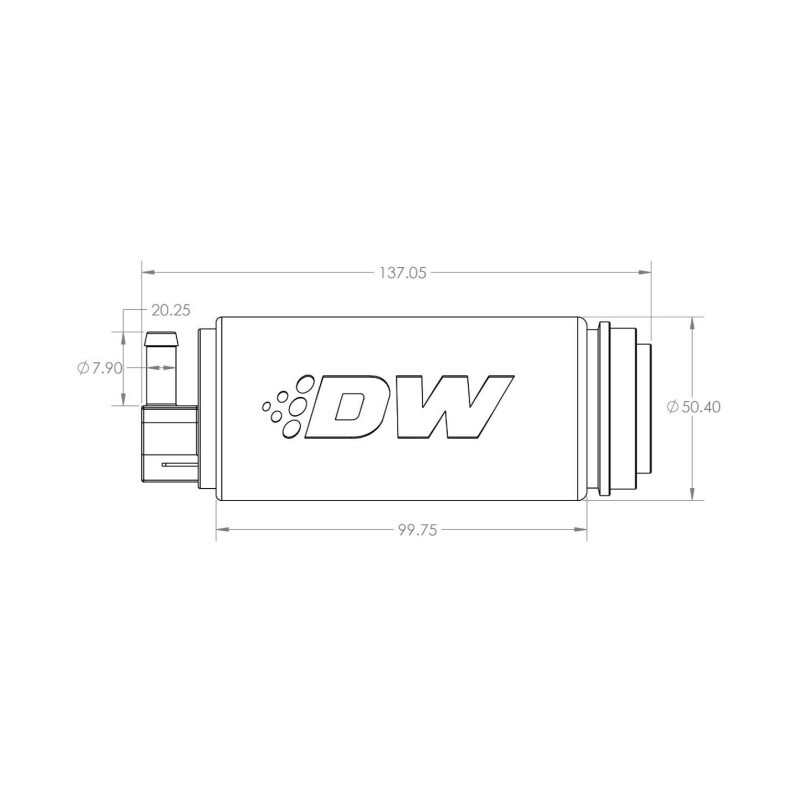Deatschwerks DW340v 340 L/h E85 Fuel Pump for Volkswagen & Audi 1.8T 4WD