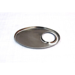 Stainless Oval Endplates 100x165 mm - Eccentric Hole