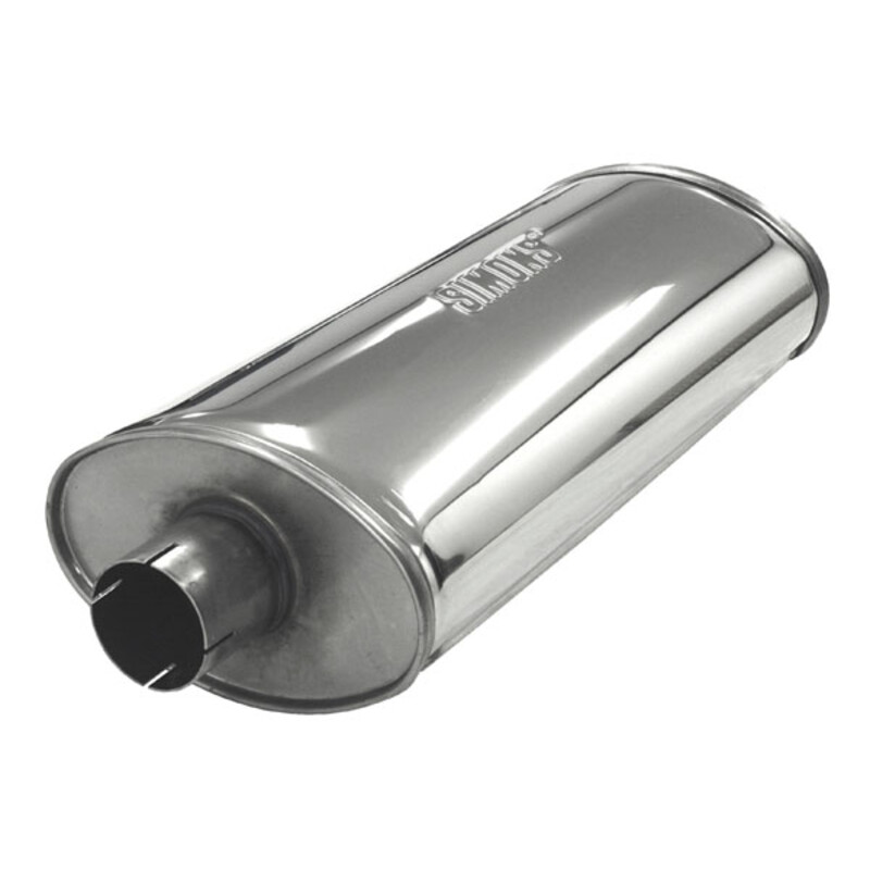 Simons Stainless Heavy Oval Exhaust Silencer