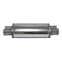 Simons Stainless Duo Oval Exhaust Silencer