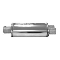Simons Stainless Split Oval Exhaust Silencer