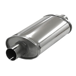 Stainless Small Oval Exhaust Silencer