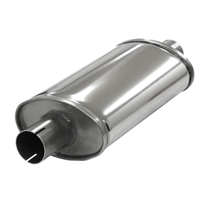 Simons Stainless Small Oval Exhaust Silencer