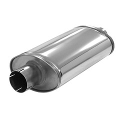 Stainless Super Oval Exhaust Silencer