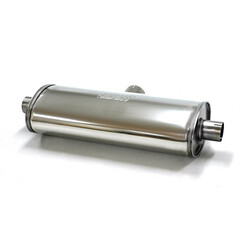 Simons Stainless Duplex Oval Exhaust Silencer