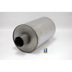 Stainless Turbo Round Exhaust Silencer