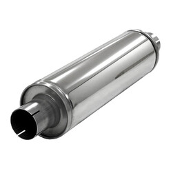 Simons Stainless Slim Round Exhaust Silencer