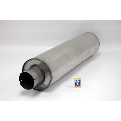 Stainless Turbo Round Exhaust Silencer