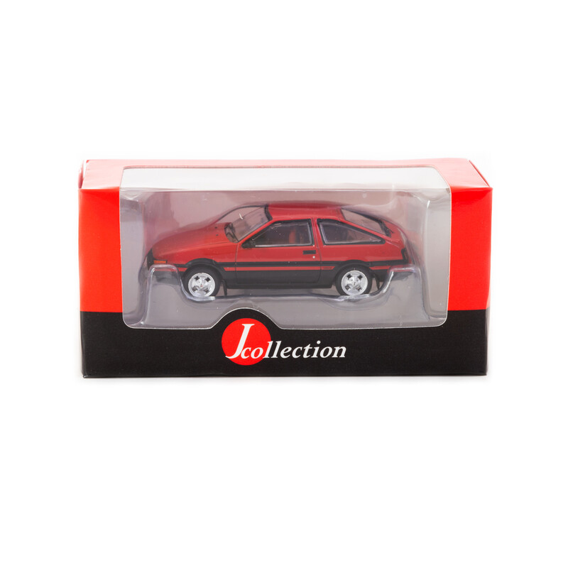 J-Collection 1/64 - Toyota Sprinter Trueno (AE86) | Red/Black