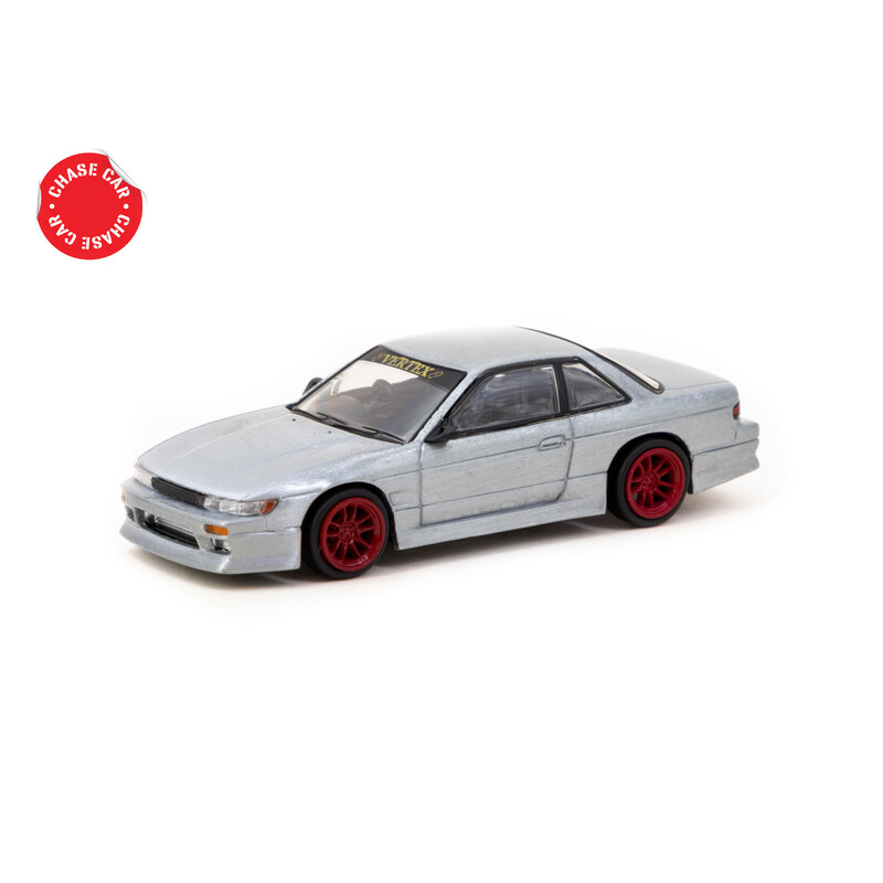 Tarmac Works 1/64 - Nissan Silvia S13 Vertex | Red Metallic